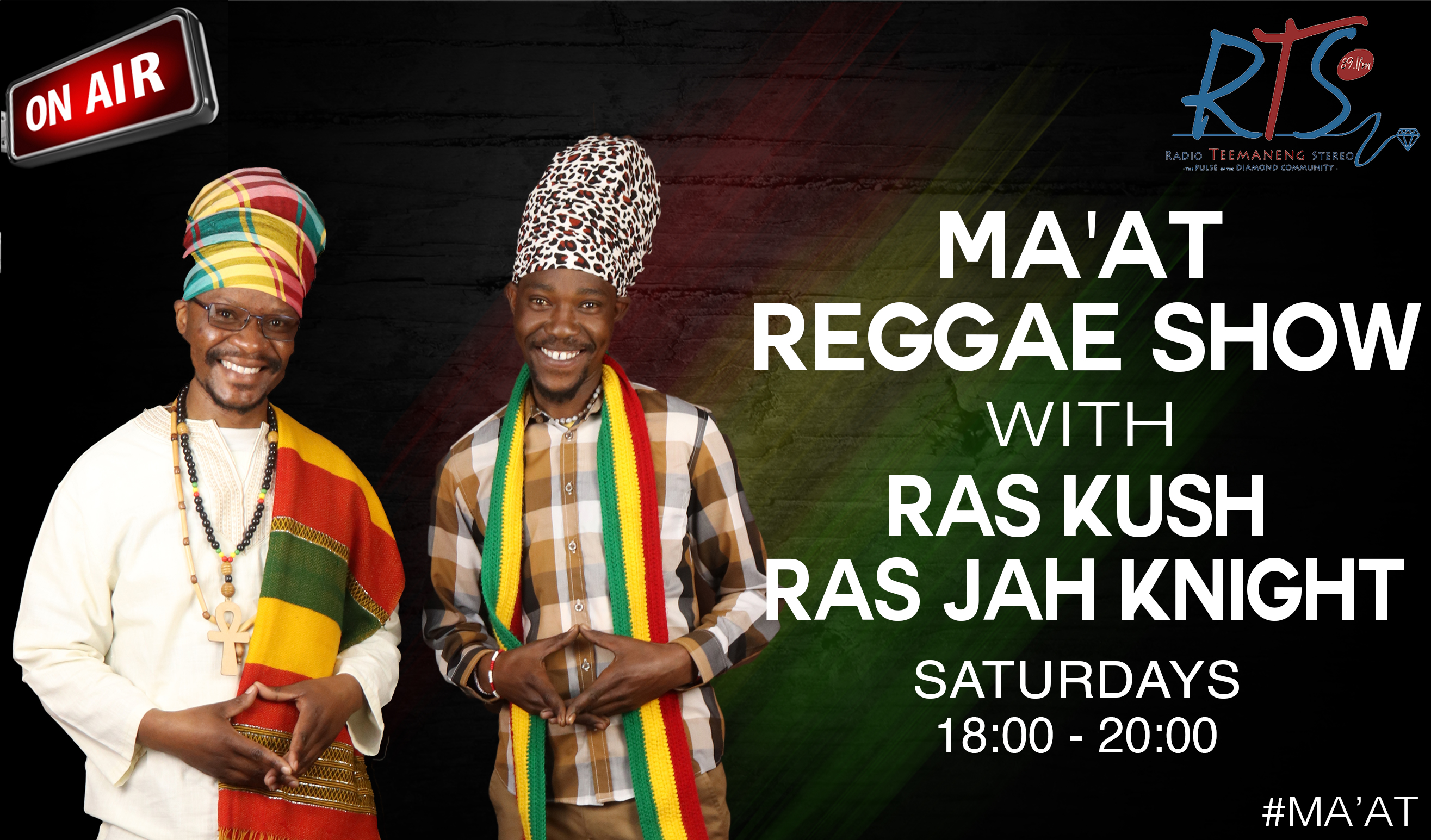 Ma'at Reggae Show Saturday 18:00 - 20:00